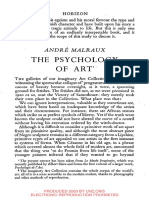 Malraux Psychology of Arts