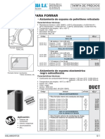 Aislamientos Tarifa PVP SalvadorEscoda PDF