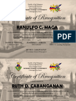 Final Certificate