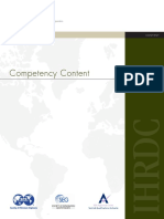 IHRDC Competency Content Brochure