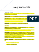 Asepsia y Antisepsia