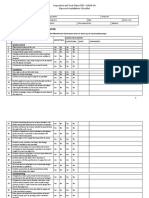 Inspection and Test Plans (ITP) - MUM-06 Pipework Installation Checklist