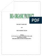 Project Report On Bio Organic Products