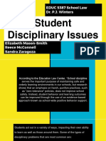 Student Disciplinary Issuesppt