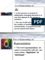 4 Ways of Representing Art