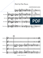 Pick Up The Pieces For Saxophone Jazz Combo - Score and Parts PDF