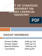 Project of Strategic Management On "Sitara Chemical Industry "