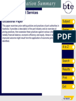 Pricing of Port Services