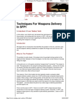 Techniques For Weapons Delivery in SFP1 - P1 PDF