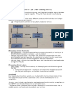 Chapter 3 - Job Order Costing (Part 1) : Measuring Direct Materials