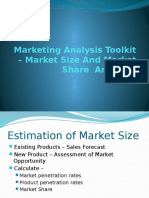 Marketing Analysis Toolkit - Market Size and Market