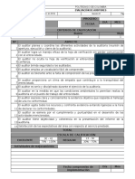 Modelo - Evaluación de Auditores