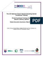 The UK National Cohort Study Evaluating Dental Vocational Training