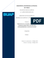 Medición de La Tensión Superficial de Líquidos Puros Por El Método Del Estalagmómetro o Conteo de Gotas