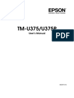 Manual EPSON TM-U375 English