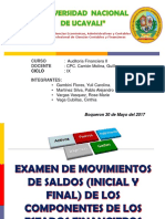 Auditoria de Cuentas Por Pagar, Deudas A Largo Plazo, Patrimonio