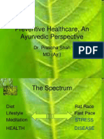 Preventive Healthcare An Ayurvedic Perspective