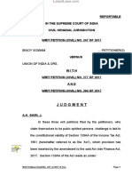 Supreme Court Judgement On Linking of Aadhaar With PAN Number