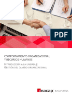 Introduccion A La Unidad 4 - Gestion Del Cambio Organizacional