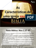 Características de Uma Igreja Saudável