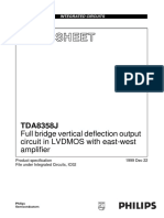 Datasheet TDA8358J PDF