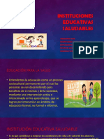 Instituciones Educativas Saludables