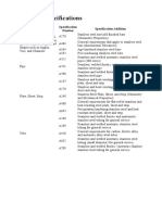 General Specifications For SS PIPES & TUBES