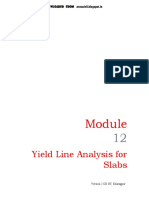 Yield Line Analysis For Slabs: Version 2 CE IIT, Kharagpur