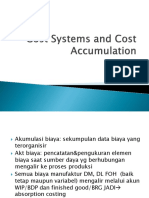 Cost Systems and Cost Accumulation