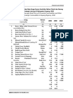 Average Retail Price of 9 Essential Commodities and Other Strategic Commodities in Kupang Regency, 2010