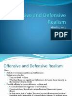 Offensive and Defensive Realism