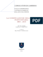 La Codificazione Nella Italia PDF