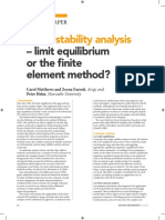 Technical Paper - Slope Stability Analysis PDF