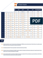 Half Marathon Training Plan