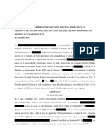 Demanda Por Liquidación de Comunidad de Bienes