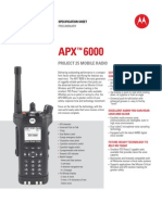 APX 6000 Spec Sheet