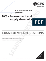 NC5 Stakeholders Multiple Choice Questions