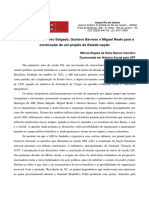 A Contribuicao de Plinio Salgado, Gustavo Barroso e Miguel Reale para A Construcao de Um Estado - Nacao