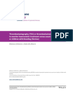 Thromboelastography (TEG) or Thromboelastometry (ROTEM) To Monitor Haemostatic Treatment Versus Usual Care in Adults or Children With Bleeding