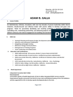 Adam B. Galla: Independent Consultant (July 2016) Manniondaniels