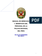 Manual de Derechos y Beneficios de La PNP