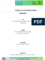 Geotechnical Report