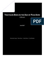 Triathlon Bikes in The Age of Peak Aero - A Report