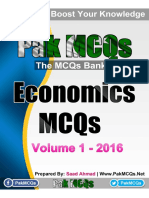 Economics MCQs PDF by PakMCQs PDF