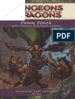 D&D 4.0 - Primal Power