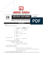 Ese-2016: Test Series: Subjectwise Test No. 10 (Conventional)