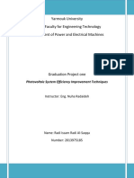 Photovoltaic System Efficiency Improvement Methods