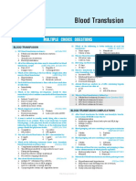 Blood Transfusion MCQ