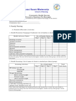 Executive Summary Per Barangay in A Semester For CHN For Faculty