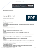 Pricing in SD (In Detail) - SAP SD Forum